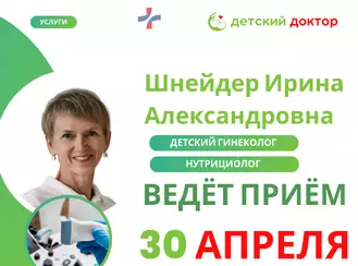 30 апреля ведёт приём Шнейдер Ирина Александровна